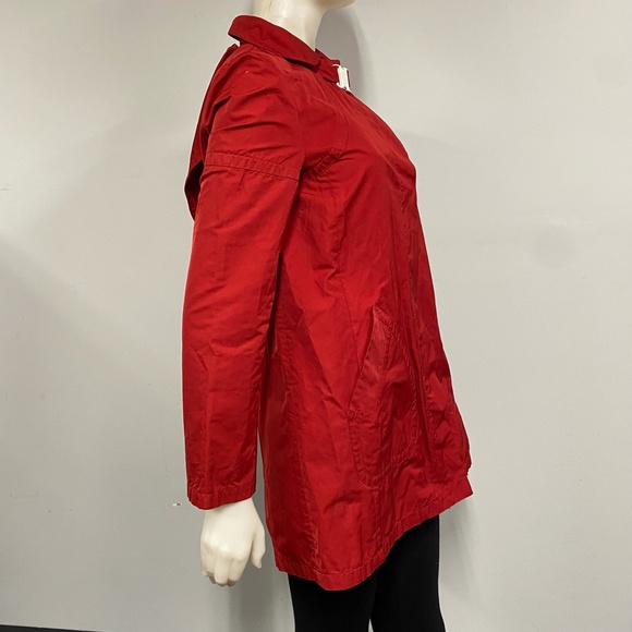 Dolce & Gabbana Red Raincoat Trench Coat 42 - Picture 6 of 10